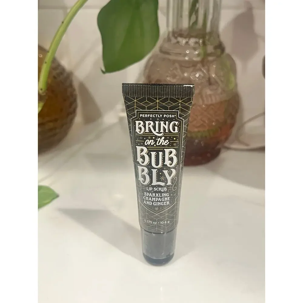 Perfectly Posh Bring On The Bubbly Lip Scrub Champagne Ginger Rare Retired